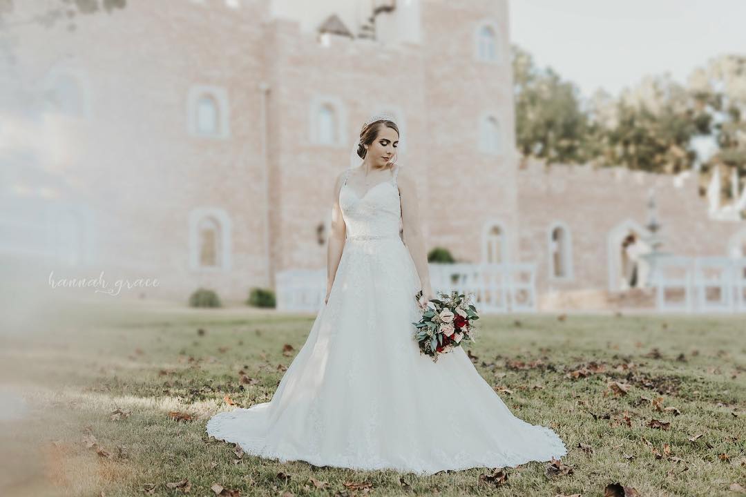 bridal portrait at pierce castle